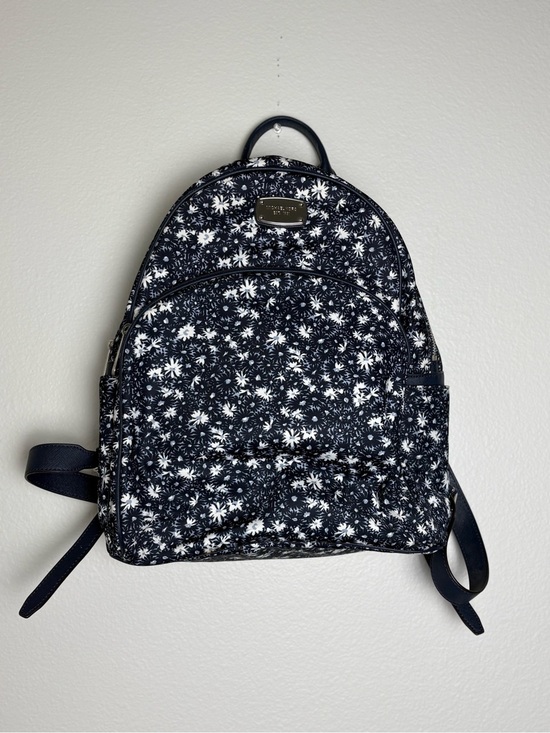 Michael Kors Handbags - Michael Kors Navy and White Floral Backpack